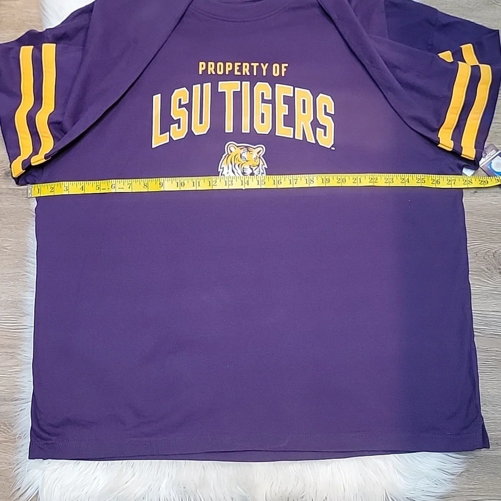 LSU Tigers Long Sleeve Jersey Style T Shirt - Picture 6 of 9